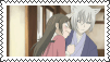 A stamp of Nanami and tomoe from kamisama kiss